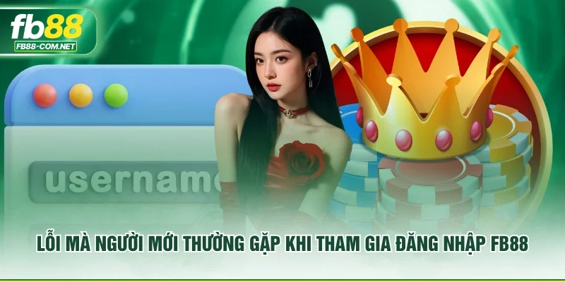 Lỗi mà người mới thường gặp khi tham gia đăng nhập FB88